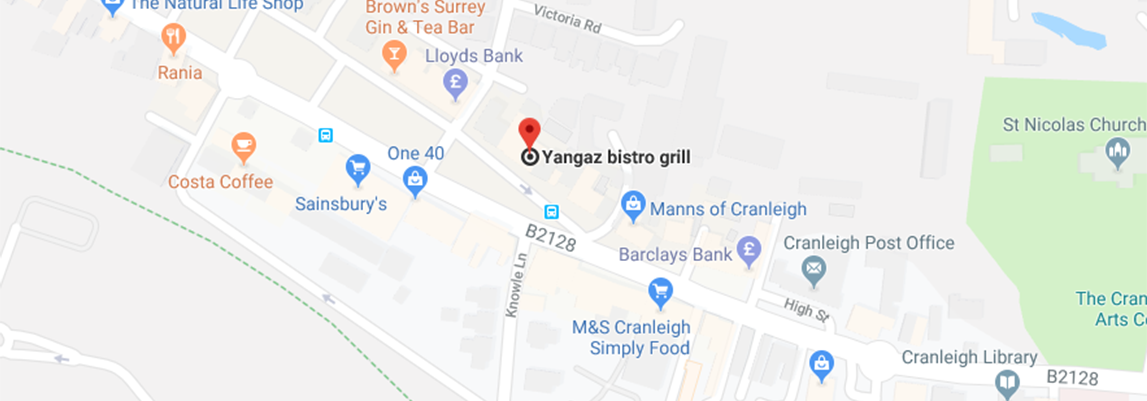 Yangaz Bistro Grill - Location Map